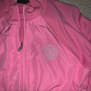 Pink vintage Ralph Lauren zip up jacket